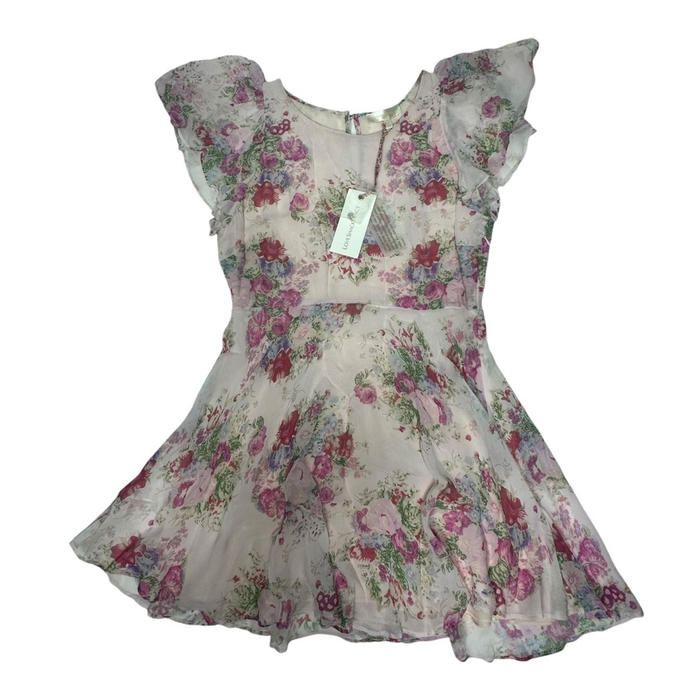 NWT LoveShackFancy Garner Mini Dress in Shimmering Springs 6 - Picture 6 of 14